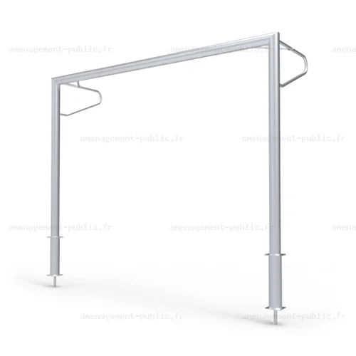 Cage de but fixe avec oreilles 3x2m